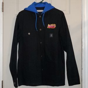 Teddy Fresh Love Black Denim Jacket